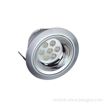 Ip20 630lm 7w Led Down Light Fixtures, Energy Saving Led Recessed Light Fixtures, Rex-d024